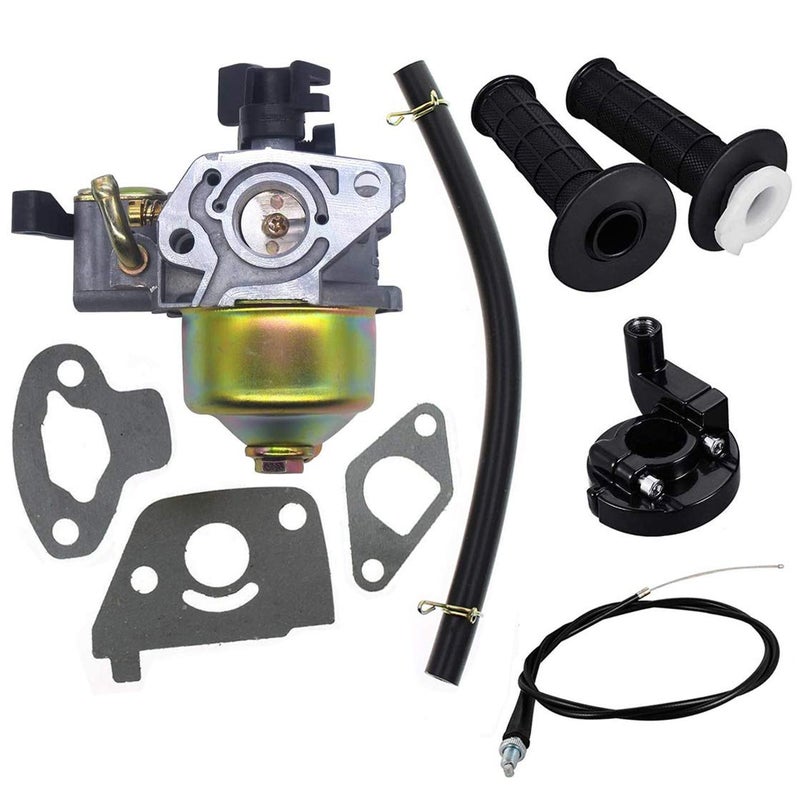 KAKO 97cc Carburetor for 97cc 2.8hp Mini Baja Doodlebug Doodle Bug Db30 Dirt Pit Mini Bike Carburetor 3/5" Air Intake with 22mm Twist Throttle Handle Grip Cable - Image 1